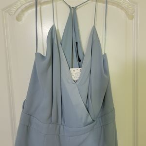 Zara Tuxedo Collar Jumpsuit